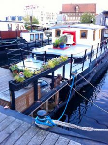  Houseboats in Copenhagen harbor